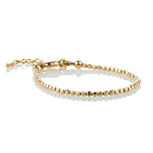 Load image into Gallery viewer, 14kt GoldFill Facet Bead Bracelet