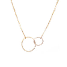 Load image into Gallery viewer, 14Kt GoldFill Mini Interlock Necklace